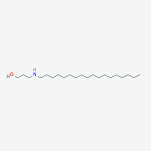 molecular formula C21H45NO B14460597 3-(Octadecylamino)propan-1-ol CAS No. 72637-60-6