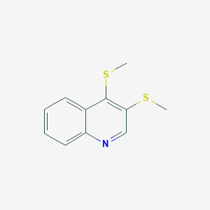 3,4-Bis(methylsulfanyl)quinoline