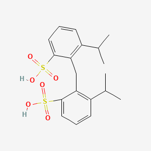 2,2'-Methylenebis[3-(propan-2-yl)benzene-1-sulfonic acid]