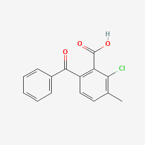 6-Benzoyl-2-chloro-3-methylbenzoic acid