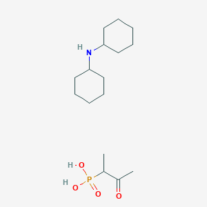 N-cyclohexylcyclohexanamine; 3-oxobutan-2-ylphosphonic acid