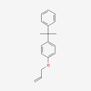 molecular formula C18H20O B14460656 Allyl p-cumylphenyl ether CAS No. 68443-36-7