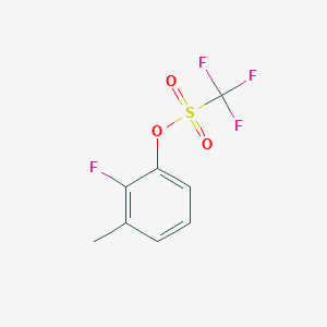 molecular formula C8H6F4O3S B1446068 2-氟-3-甲基苯基三氟甲磺酸酯 CAS No. 1446016-74-5