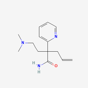 alpha-Allyl-alpha-(2-(dimethylamino)ethyl)-2-pyridineacetamide