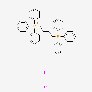 molecular formula C40H38I2P2 B14460757 Tetramethylenebis(triphenylphosphonium) diiodide CAS No. 73790-49-5