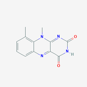 9,10-Dimethylbenzo[g]pteridine-2,4-dione