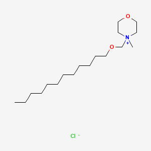 Morpholinium, 4-((dodecyloxy)methyl)-4-methyl-, chloride