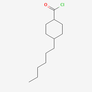 4-Hexylcyclohexane-1-carbonyl chloride