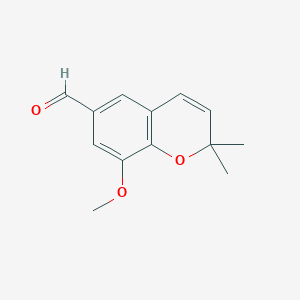 8-Methoxy-2,2-dimethyl-2H-1-benzopyran-6-carbaldehyde