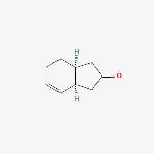 (3aS,7aR)-1,3,3a,4,5,7a-Hexahydro-2H-inden-2-one