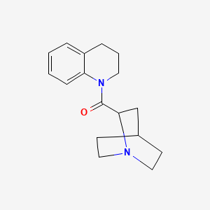 Quinoline, 1-(1-azabicyclo(2.2.2)oct-2-ylcarbonyl)-1,2,3,4-tetrahydro-