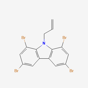 1,3,6,8-Tetrabromo-9-(prop-2-EN-1-YL)-9H-carbazole