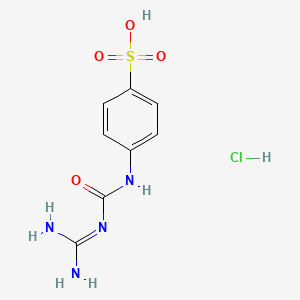 Sulfanilic acid, N-(amidinocarbamoyl)-, hydrochloride