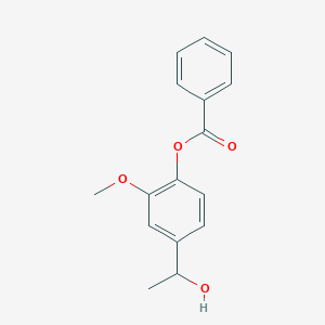 4-(1-Hydroxyethyl)-2-methoxyphenyl benzoate