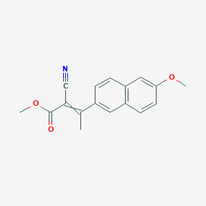 Methyl 2-cyano-3-(6-methoxynaphthalen-2-yl)but-2-enoate