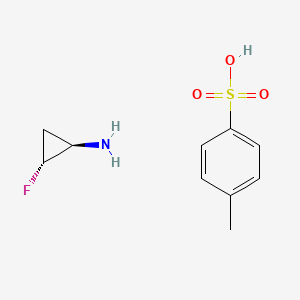 molecular formula C10H14FNO3S B1446096 反式-2-氟环丙胺 4-甲苯磺酸盐 CAS No. 1799439-05-6