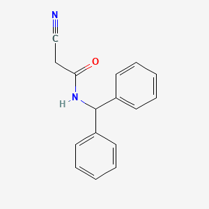 N-benzhydryl-2-cyanoacetamide