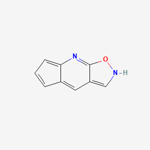 molecular formula C9H6N2O B14461005 2H-Cyclopenta[b][1,2]oxazolo[4,5-e]pyridine CAS No. 72229-98-2