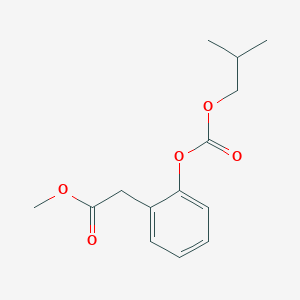 Methyl (2-{[(2-methylpropoxy)carbonyl]oxy}phenyl)acetate