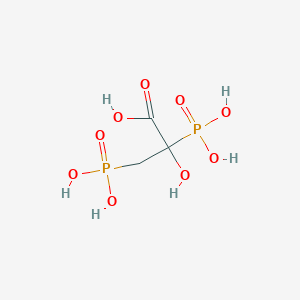 2-Hydroxy-2,3-diphosphonopropanoic acid