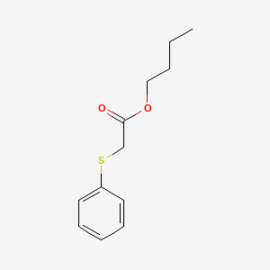 (Phenylthio)acetic acid, butyl ester