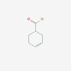 Cyclohex-3-ene-1-carbonyl bromide