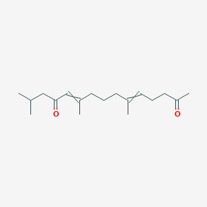 6,10,14-Trimethylpentadeca-5,10-diene-2,12-dione