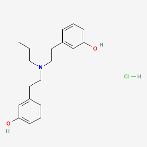 Phenol, 3,3'-((propylimino)di-2,1-ethanediyl)bis-, hydrochloride