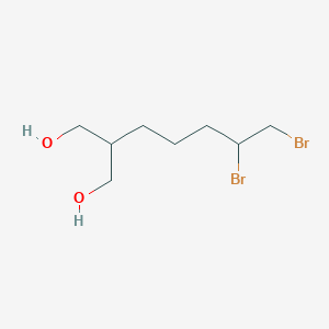 2-(4,5-Dibromopentyl)propane-1,3-diol