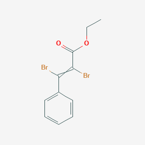 2-Propenoic acid, 2,3-dibromo-3-phenyl-, ethyl ester, (Z)-