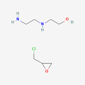 2-(2-Aminoethylamino)ethanol;2-(chloromethyl)oxirane