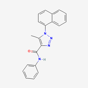 1H-1,2,3-Triazole-4-carboxamide, 5-methyl-1-(1-naphthalenyl)-N-phenyl-