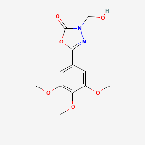 5-(4-Ethoxy-3,5-dimethoxyphenyl)-3-(hydroxymethyl)-1,3,4-oxadiazol-2(3H)-one