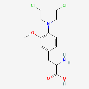 3-(4-(Bis(2-chloroethyl)amino)-3-methoxyphenyl)alanine