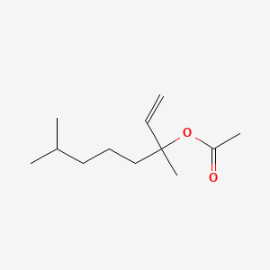 B14461347 3,7-Dimethyloct-1-en-3-yl acetate CAS No. 68345-17-5