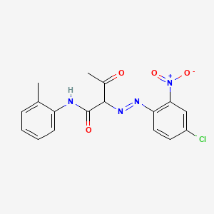 Butanamide, 2-((4-chloro-2-nitrophenyl)azo)-N-(2-methylphenyl)-3-oxo-