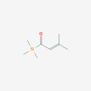 Silane, trimethyl(3-methyl-1-oxo-2-butenyl)-