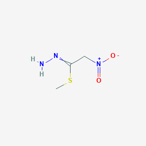 Methyl nitroethanehydrazonothioate