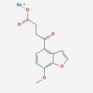 sodium;4-(7-methoxy-1-benzofuran-4-yl)-4-oxobutanoate