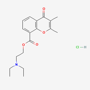 2,3-Dimethylchromone-8-carboxylic acid diethylaminoethyl ester hydrochloride