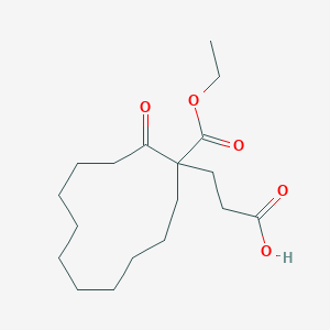 3-[1-(Ethoxycarbonyl)-2-oxocyclododecyl]propanoic acid