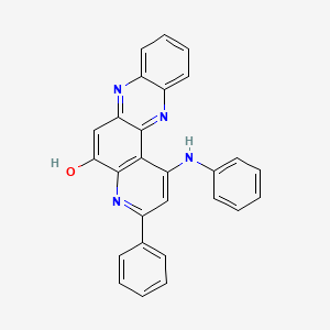 1-Anilino-3-phenylpyrido[3,2-a]phenazin-5(7H)-one