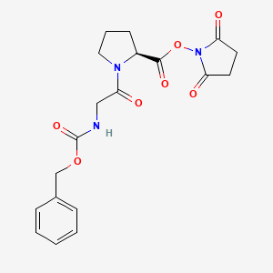 molecular formula C19H21N3O7 B1446178 Z-Gly-pro-osu CAS No. 38417-02-6