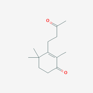 2,4,4-Trimethyl-3-(3-oxobutyl)cyclohex-2-enone