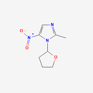 1-(2-Tetrahydrofuranyl)-2-methyl-5-nitroimidazole