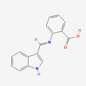 (3-Indolylmethylene)anthranilic acid