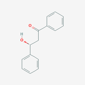 1-Propanone, 3-hydroxy-1,3-diphenyl-, (3R)-