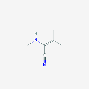 3-Methyl-2-(methylamino)but-2-enenitrile