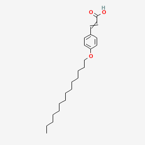 3-[4-(Tetradecyloxy)phenyl]prop-2-enoic acid