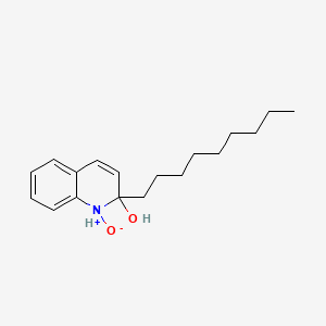 2-Nonyl-1-oxo-1,2-dihydro-1lambda~5~-quinolin-2-ol